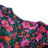 Robe pour enfants à manches longues rose vif 140 