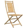 Chaises pliables de jardin lot de 6 46x66x99 cm bambou 