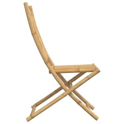 Chaises pliables de jardin lot de 6 46x66x99 cm bambou 
