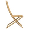 Chaises pliables de jardin lot de 6 46x66x99 cm bambou 
