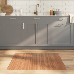 Tapis rectangulaire naturel 80x100 cm bambou 