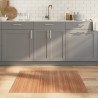Tapis rectangulaire naturel 80x100 cm bambou 