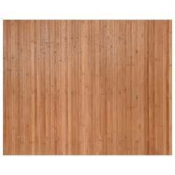 Tapis rectangulaire naturel 80x100 cm bambou 