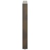 Pieds de table à manger en forme de V, 2 pièces, acier naturel, 90 x (72-73,3) cm 
