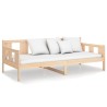 Lit de jour sans matelas bois de pin massif 90x190 cm 