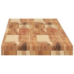 Dessus de table 140x30x4 cm rectangulaire bois massif d'acacia 