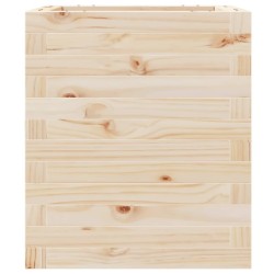 Jardinière 40x40x46 cm bois de pin massif 