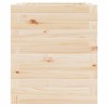 Jardinière 40x40x46 cm bois de pin massif 