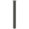 Pieds de table de bar 4 pièces Anthracite 110-112 cm Acier 