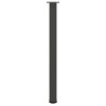 Pieds de table de bar 4 pièces Anthracite 110-112 cm Acier 