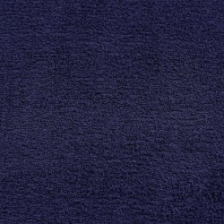 Serviettes de sauna 10 pcs bleu marine 80x200 cm 100% coton 