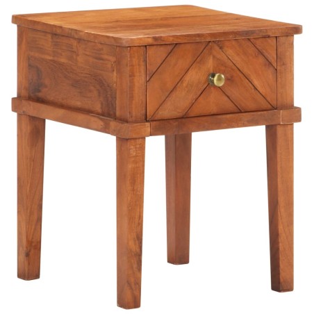 Table de chevet 40x40x50 cm Bois d'acacia massif 