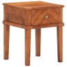 Table de chevet 40x40x50 cm Bois d'acacia massif 