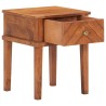 Table de chevet 40x40x50 cm Bois d'acacia massif 