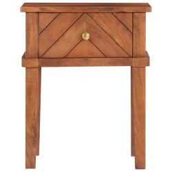Table de chevet 40x40x50 cm Bois d'acacia massif 