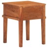 Table de chevet 40x40x50 cm Bois d'acacia massif 