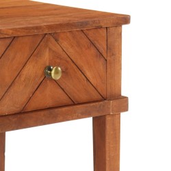 Table de chevet 40x40x50 cm Bois d'acacia massif 