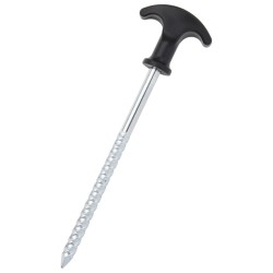 Piquets de tente 24 pcs 17 cm Ø7 mm acier galvanisé 
