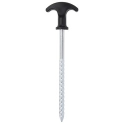 Piquets de tente 24 pcs 17 cm Ø7 mm acier galvanisé 