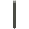 Pieds de table à manger en U 2 pièces Anthracite 50 x (72-73) cm Acier 