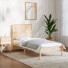 Cadre de lit sans matelas 90x200 cm bois de pin massif 