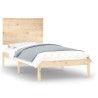 Cadre de lit sans matelas 90x200 cm bois de pin massif 