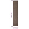 Tapis en sisal pour griffoir marron 66 x 350 cm 