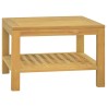 Table basse 60x60x40 cm Bois massif de teck 