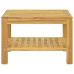 Table basse 60x60x40 cm Bois massif de teck 