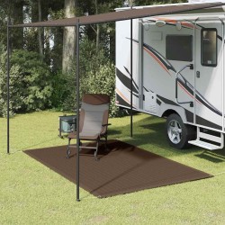 Tapis de tente 250x200 cm Marron 