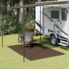 Tapis de tente 250x200 cm Marron 