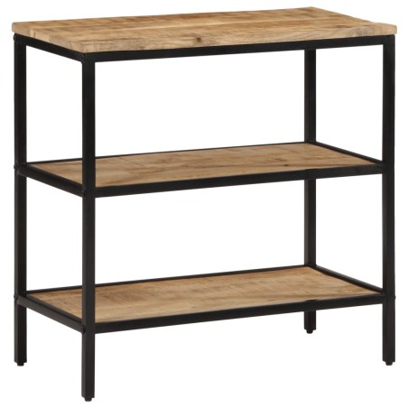 Table console 70x35x70 cm bois de manguier massif brut 