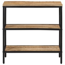 Table console 70x35x70 cm bois de manguier massif brut 