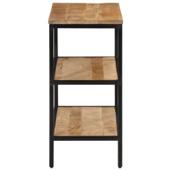 Table console 70x35x70 cm bois de manguier massif brut 