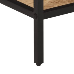 Table console 70x35x70 cm bois de manguier massif brut 