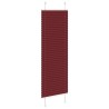 Store plissé rouge bordeaux 45x100 cm largeur du tissu 44,4 cm 