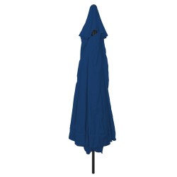 Parasol de jardinø395x245 cm Bleu azur 