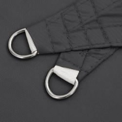 Parasol en tissu oxford carré 6x6 m anthracite 