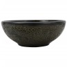 Vasque à poser noir rond Φ41x14 cm céramique 