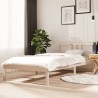Cadre de lit sans matelas bois massif 90x190 cm 