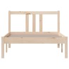 Cadre de lit sans matelas bois massif 90x190 cm 