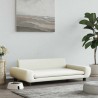 Lit pour chien crème 100x54x33 cm velours 