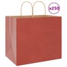 Sacs en papier 250 pcs avec poignées rouge 32x22x28 cm 