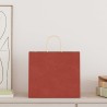 Sacs en papier 250 pcs avec poignées rouge 32x22x28 cm 