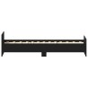 Cadre de lit sans matelas chêne noir 90x200cm bois d'ingénierie 