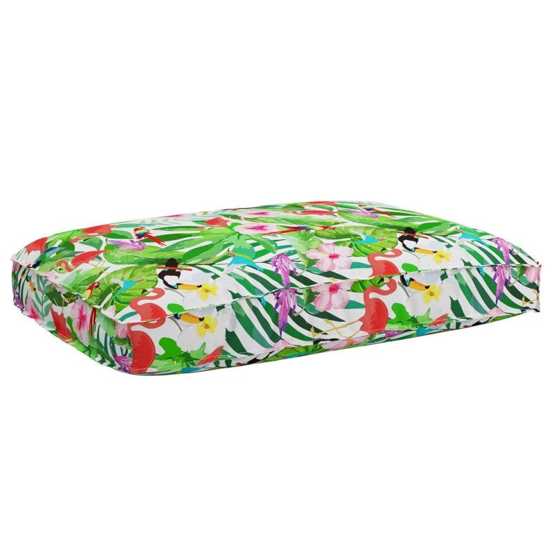 Ensemble de coussins de palette 2 pièces Multicolore en tissu Oxford 