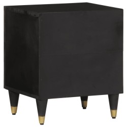 Tables de chevet 2 pcs 40x33x46 cm Bois de manguier solide 