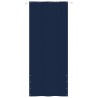 Écran de balcon Bleu 100x240 cm Tissu Oxford 