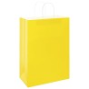 Sacs en papier 250 pcs avec poignées jaune 32x17x44 cm 