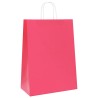 Sacs en papier 250 pcs avec poignées rose 32x17x44 cm 